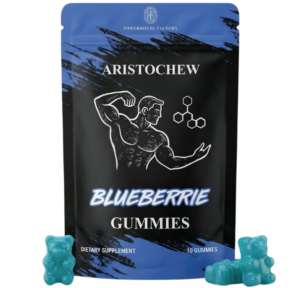 Aristochew Blueberry Energy Gummies – Testosterone Booster & Daily Vitality Supplement (10 Gummies)