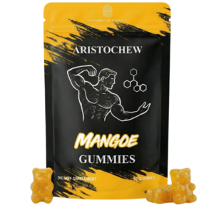 Aristochew Mango Energy Gummies – Tropical Testosterone Booster & Stamina Gummies (10 Gummies)