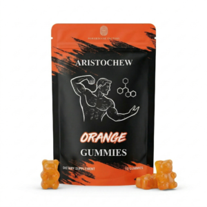 Men’s Enhancement Oral Strips – Fast Dissolving Intimacy & Vitality Support- Orange