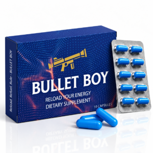 Bullet Boy 10-Pack Men’s Vitality & Performance Capsules – Stamina, Endurance & Energy Support