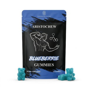 Men’s Enhancement Oral Strips – Fast Dissolving Intimacy & Vitality Support- Blueberry