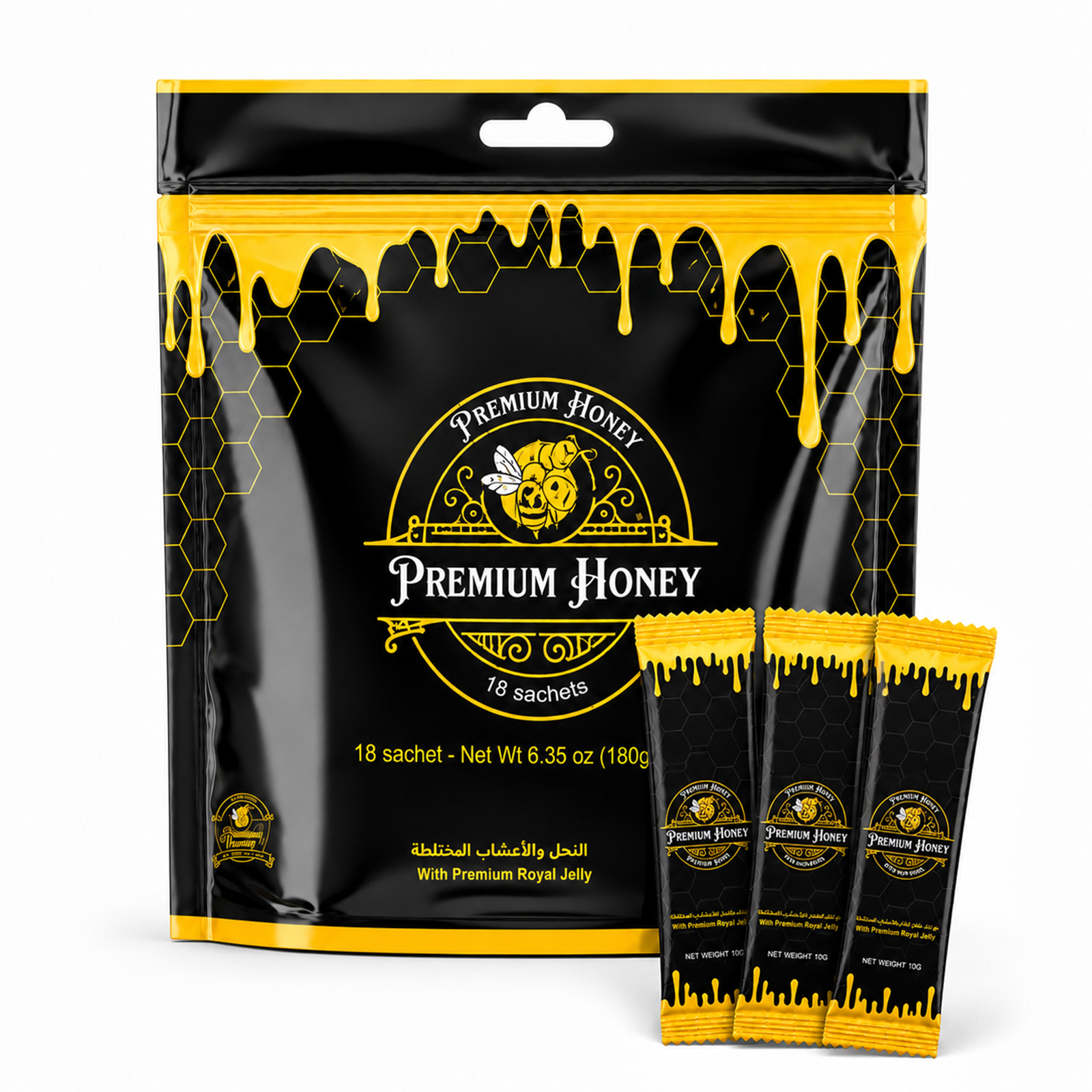 Enhancement Honey Sachets for Men – Stamina, Energy, Endurance & Vitality Support 10pk