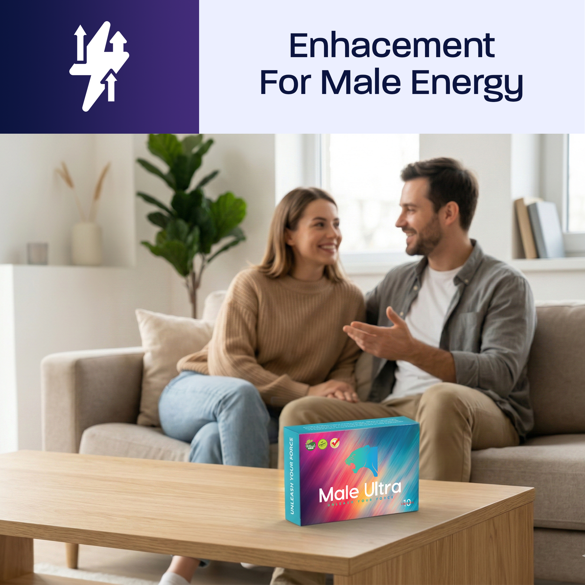 Male Ultra 10-Pack Men’s Vitality & Performance Capsules – Stamina, Endurance & Energy Support - Image 3