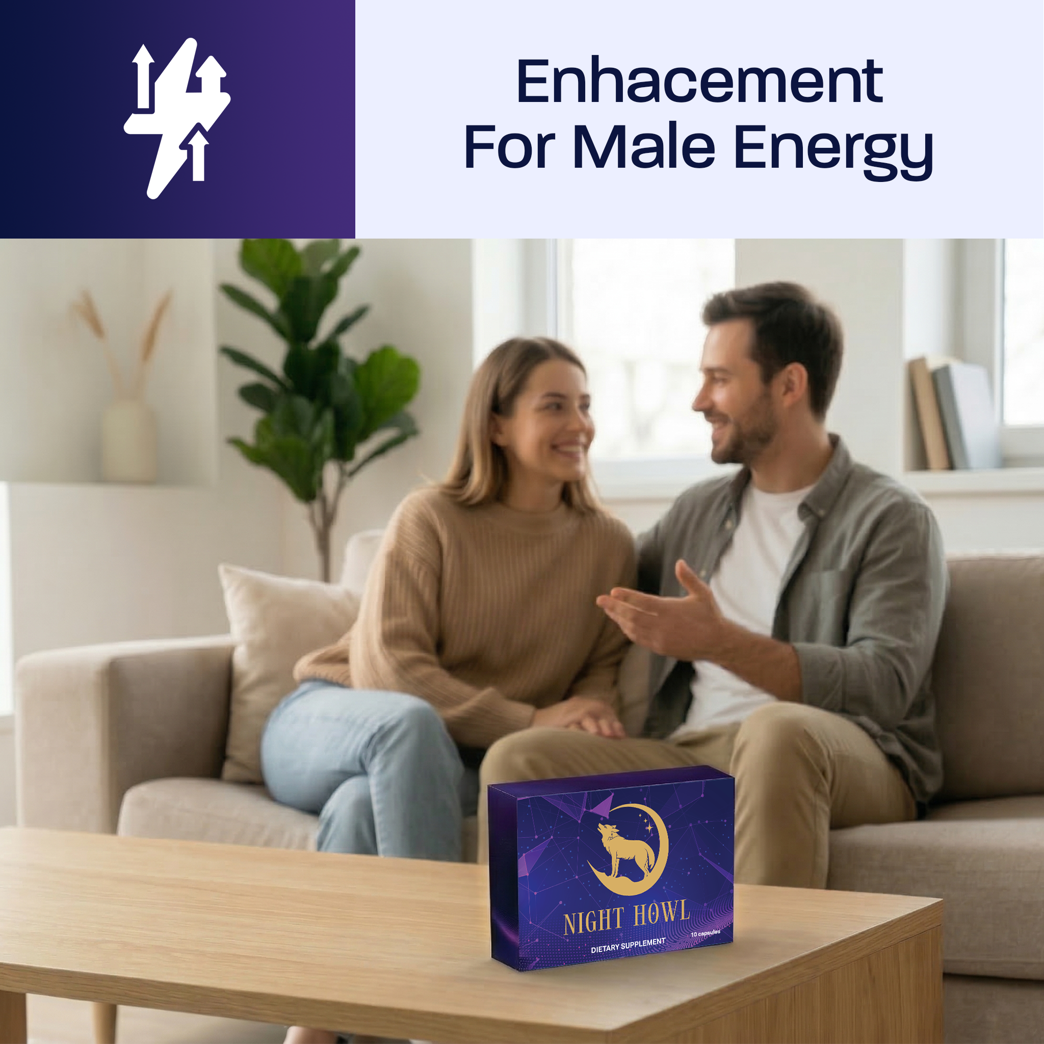 Night howl 10-Pack Men’s Vitality & Performance Capsules – Stamina, Endurance & Energy Support - Image 3
