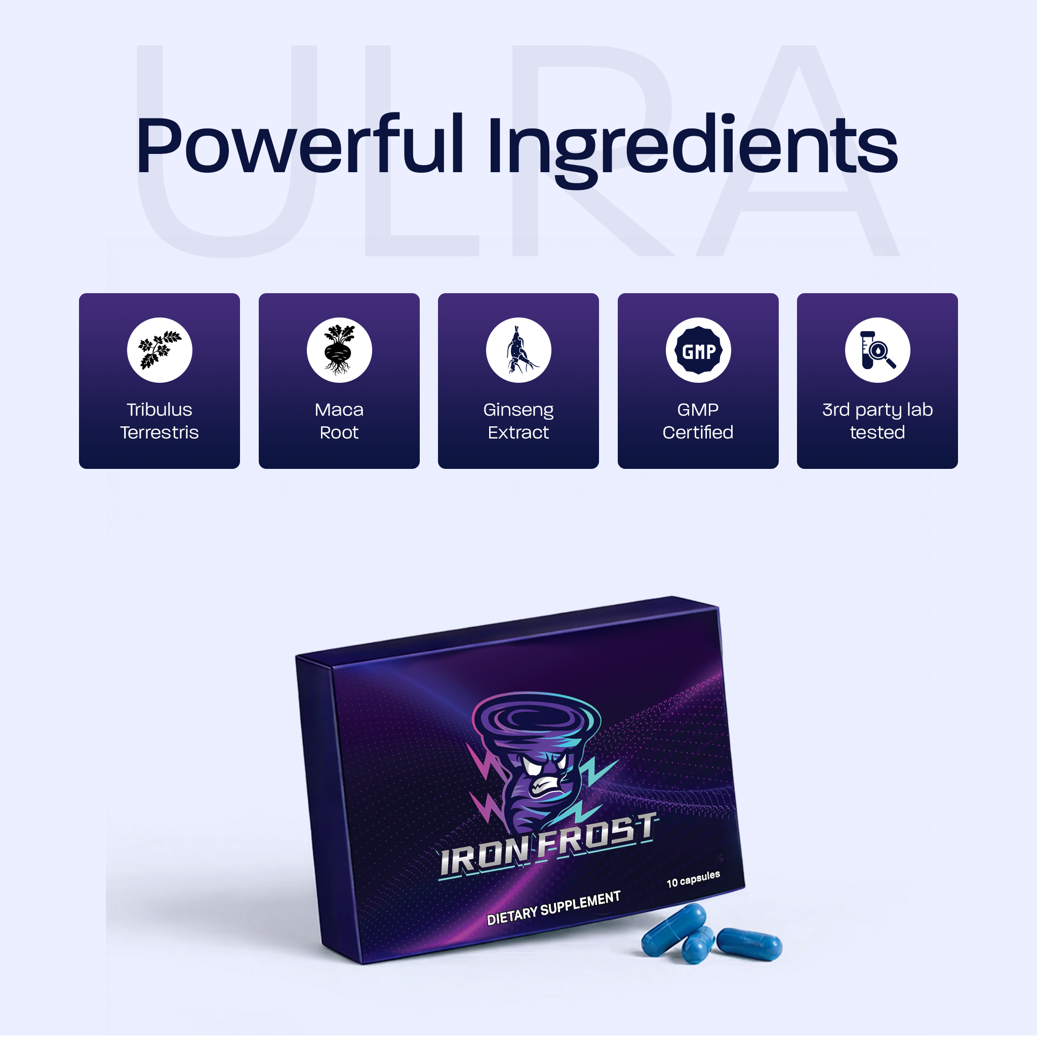 Iron frost 10-Pack Men’s Vitality & Performance Capsules – Stamina, Endurance & Energy Support - Image 4