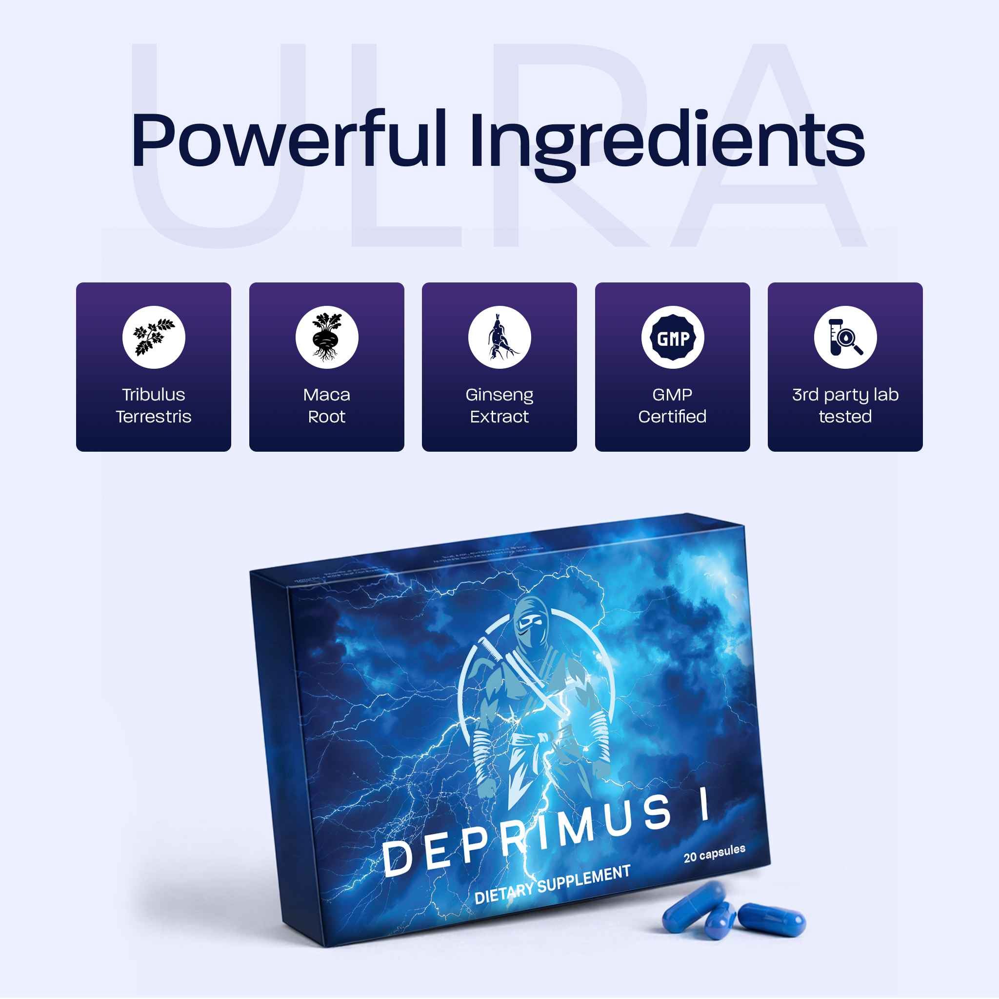 Diprimus I 10-Pack Men’s Vitality & Performance Capsules – Stamina, Endurance & Energy Support - Image 4