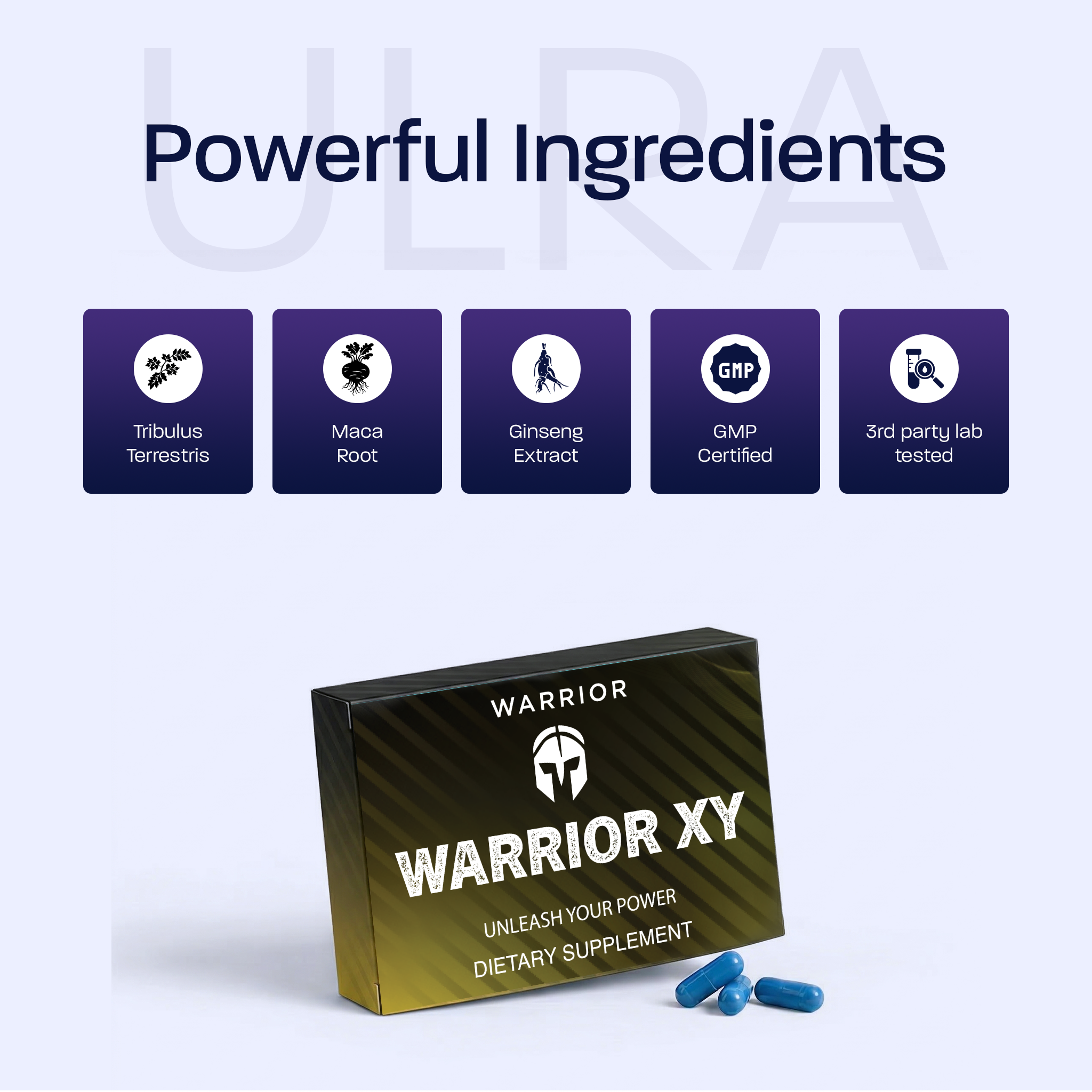 Warrior XY 10-Pack Men’s Vitality & Performance Capsules – Stamina, Endurance & Energy Support - Image 5