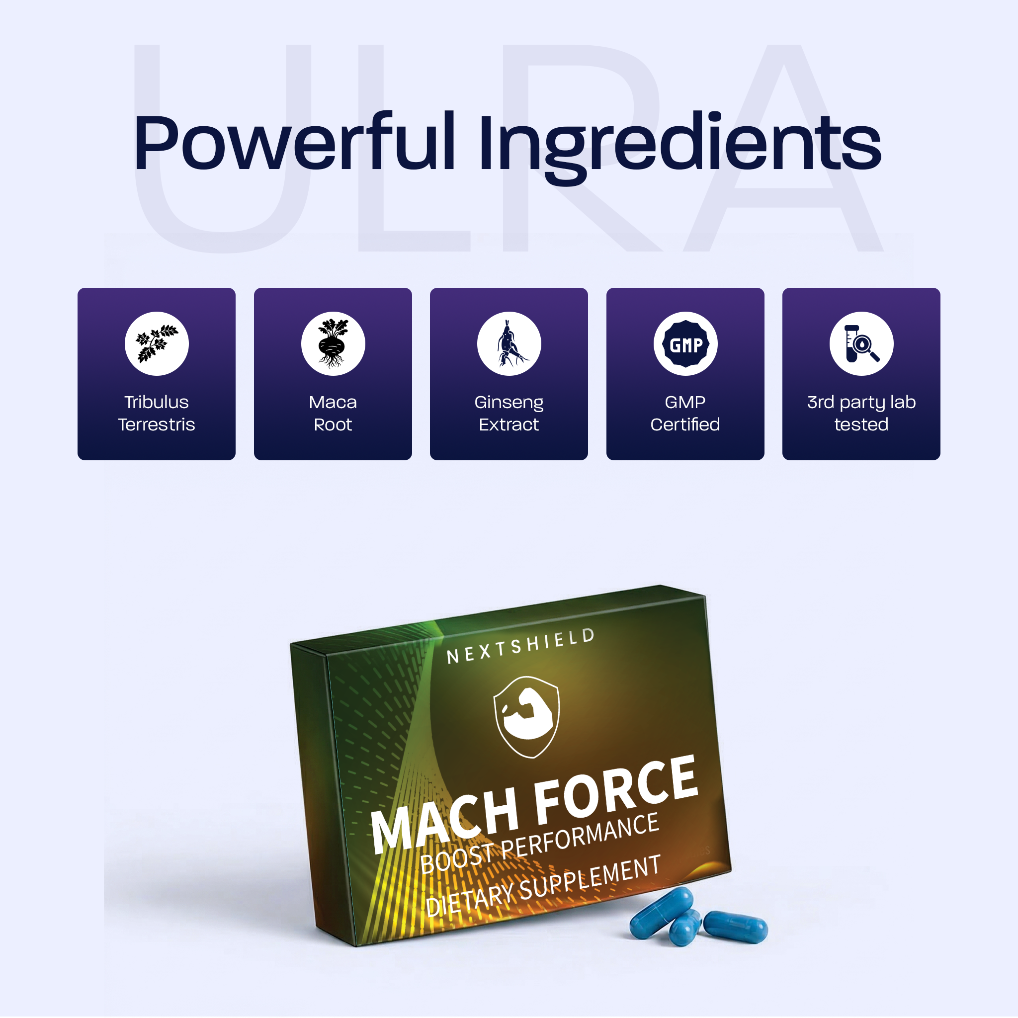 Mach Force 10-Pack Men’s Vitality & Performance Capsules – Stamina, Endurance & Energy Support - Image 4
