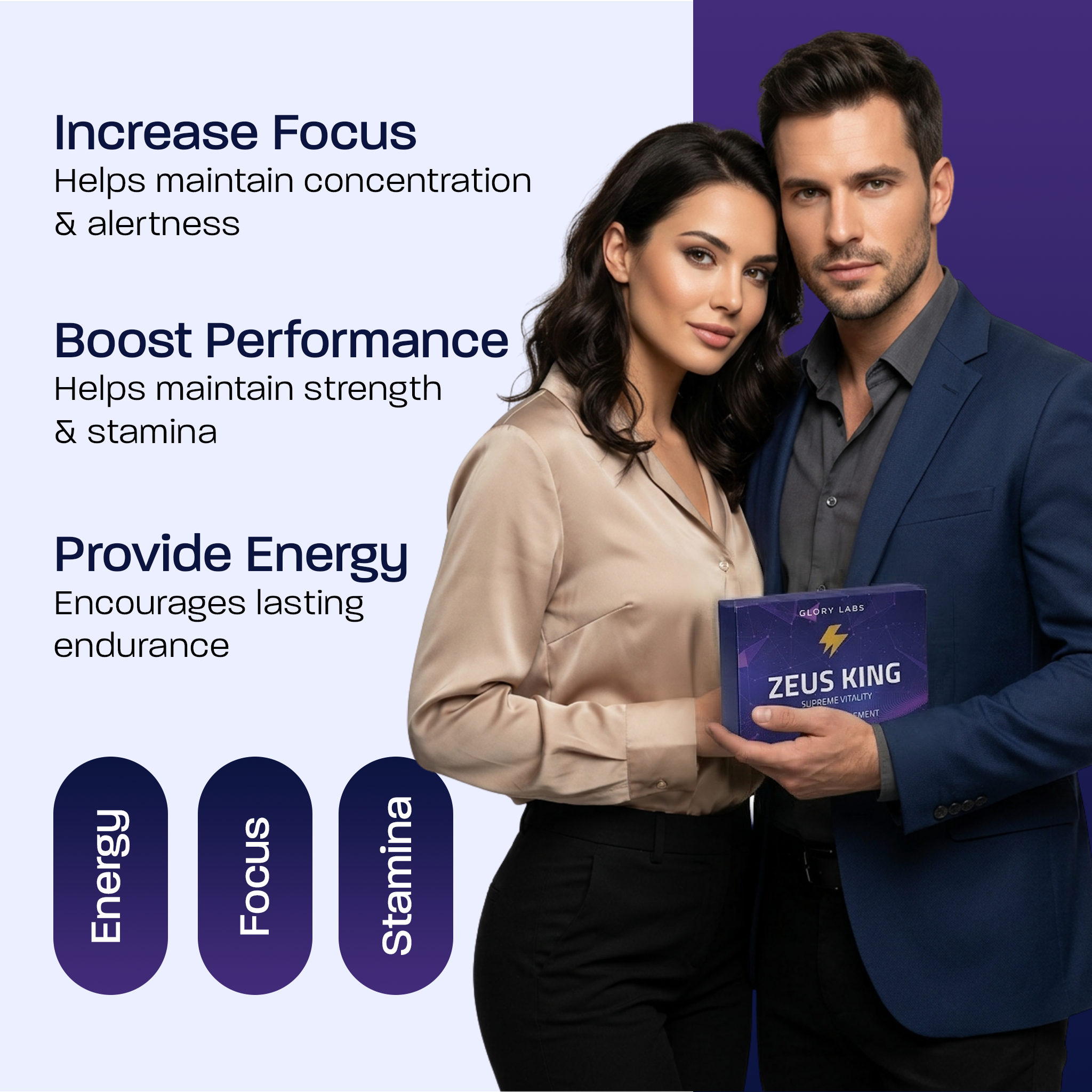 Zeus King 10-Pack Men’s Vitality & Performance Capsules – Stamina, Endurance & Energy Support - Image 7