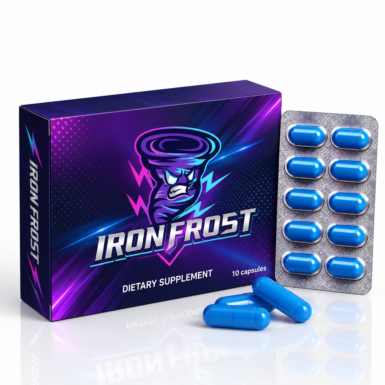 Iron frost 10-Pack Men’s Vitality & Performance Capsules – Stamina, Endurance & Energy Support