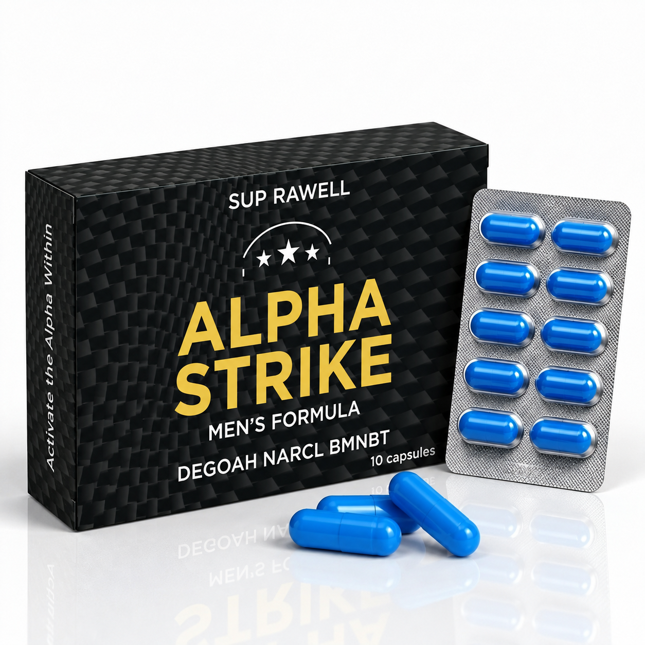Storm strike 10-Pack Men’s Vitality & Performance Capsules – Stamina, Endurance & Energy Support